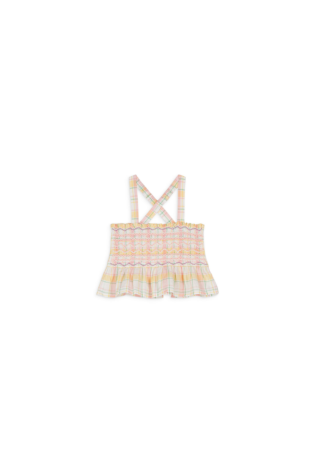 Louise Misha Florentina Top - Yellow Positano Checks