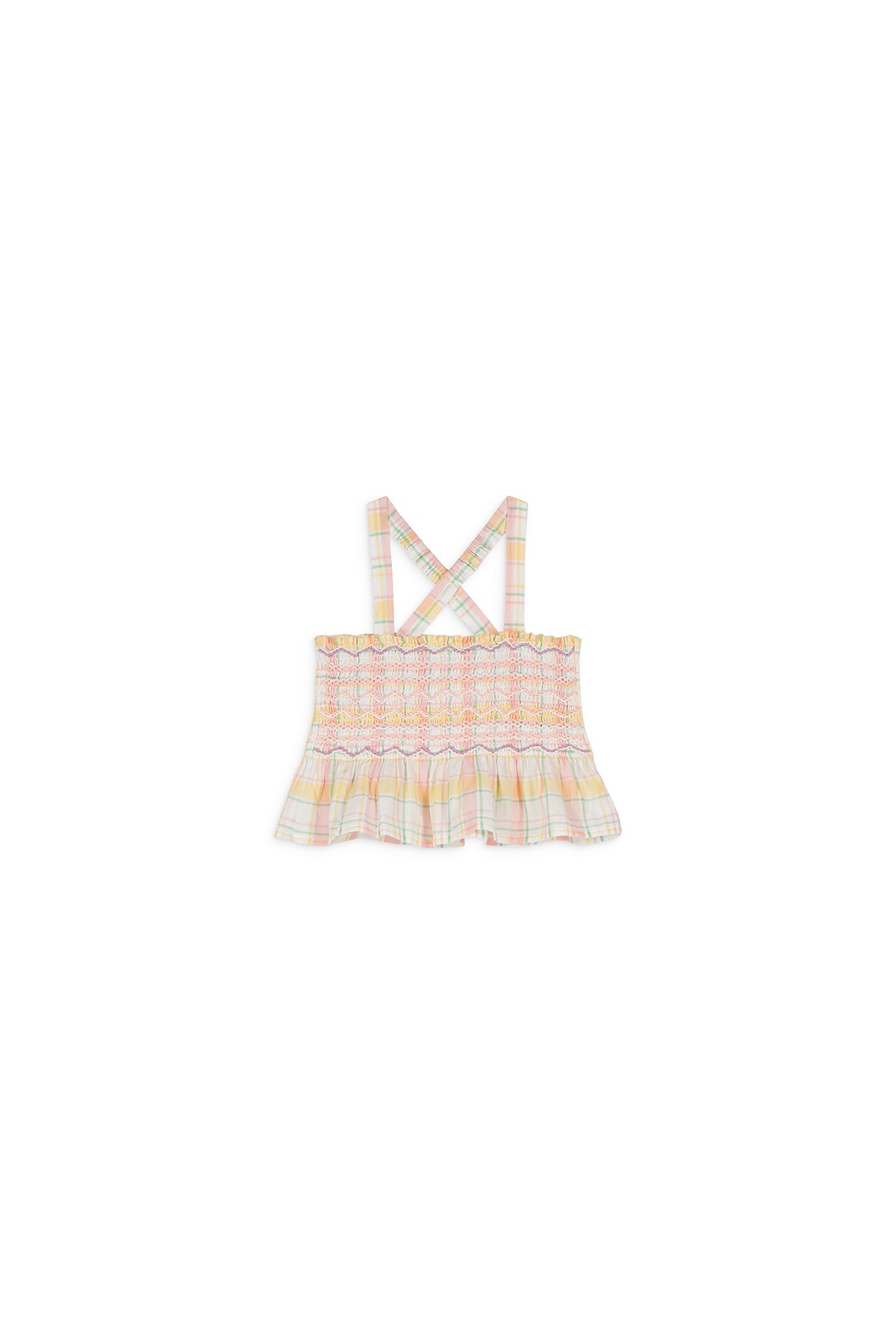 Louise Misha Florentina Top - Yellow Positano Checks