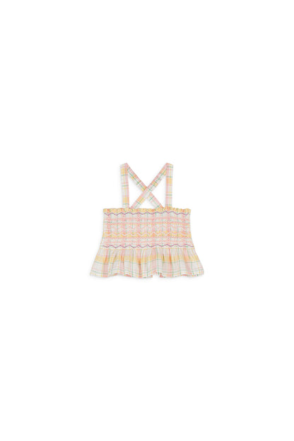 Louise Misha Florentina Top - Yellow Positano Checks