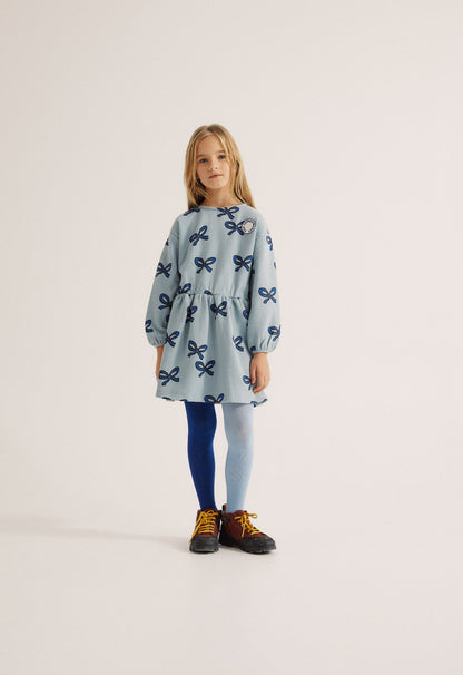 The Campamento Ribbons Kids Dress - Blue