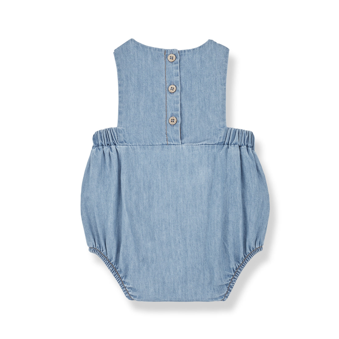 1+ in the Family Umberto Romper - Denim