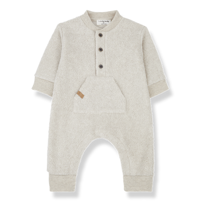 1 + In The Family Victor Jumpsuit - Oatmeal