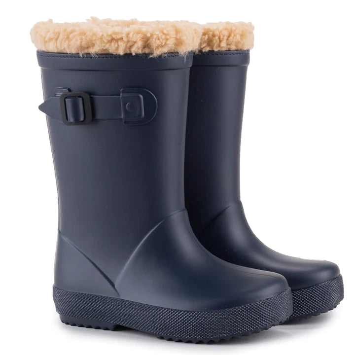 Igor Splash Euri Borreguito Lined Rain Boots - Marino