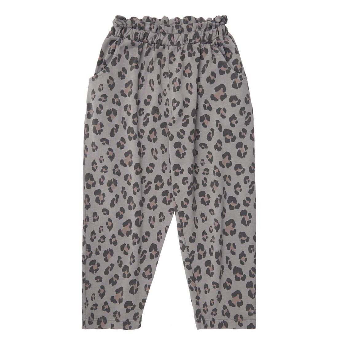 Tocoto Vintage Kid Animal Print Plush Sport Pants