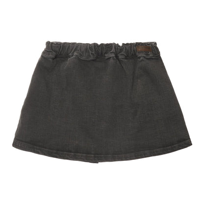 Tocoto Vintage Black Denim Skirt