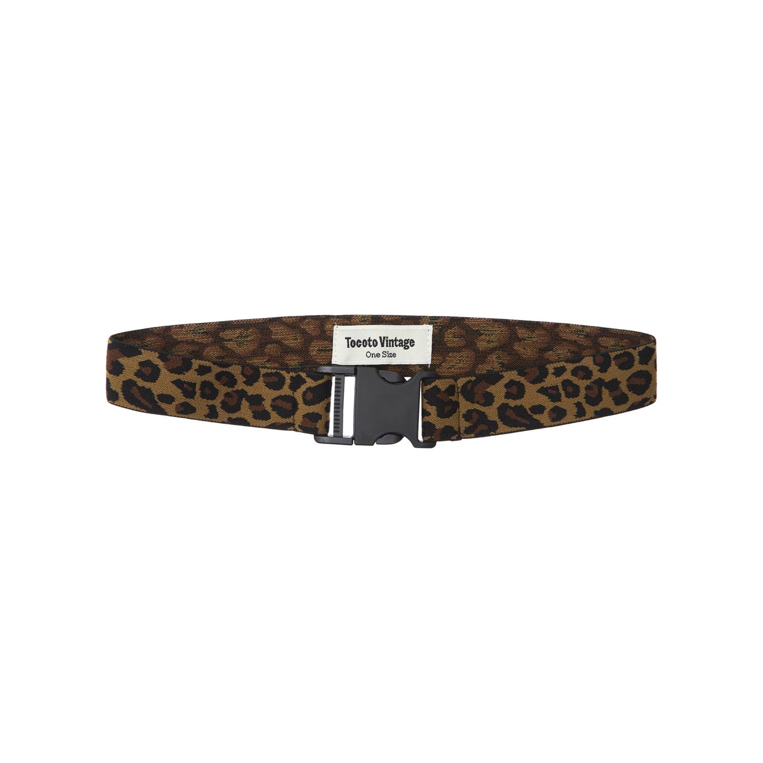 Tocoto Vintage Animal Print Belt