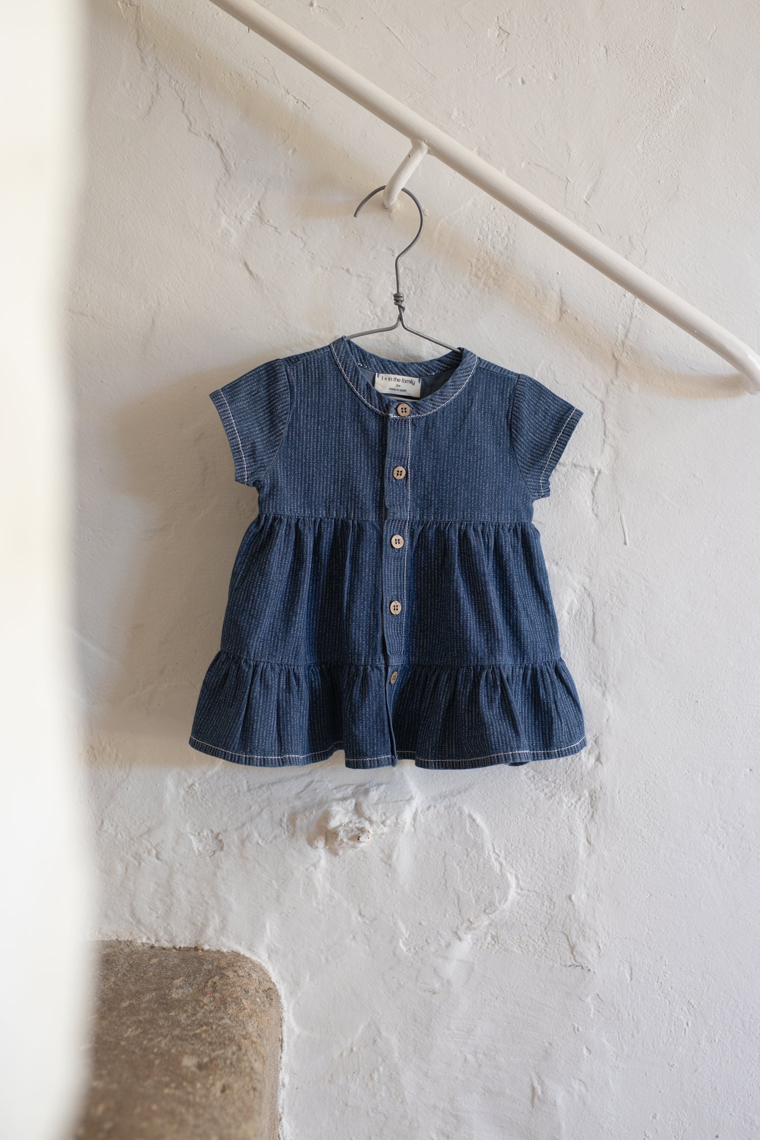 1+ in the Family Zoe Short Sleeve Dress - Denim