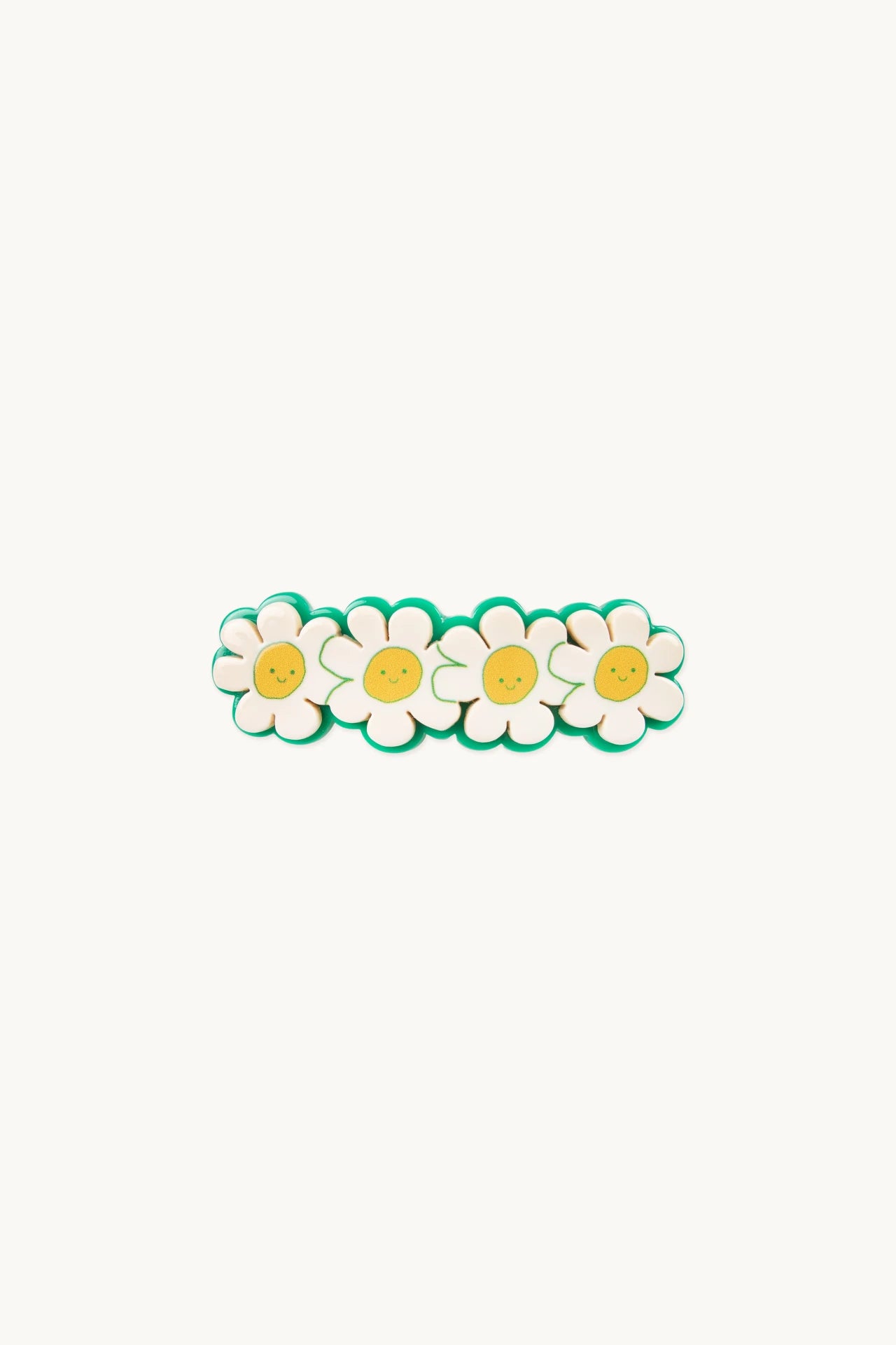 Tiny Cottons Daisies Big Clip - Vanilla