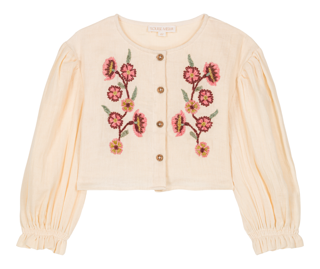 Louise Misha Celina Blouse - Cream