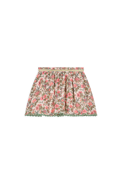 Louise Misha Cephee Skirt - Ivory Enchanted Fields