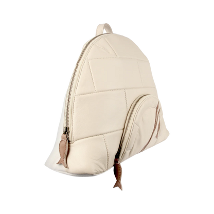 Donsje Kimo Schoolbag | Iglo | Cream Leather