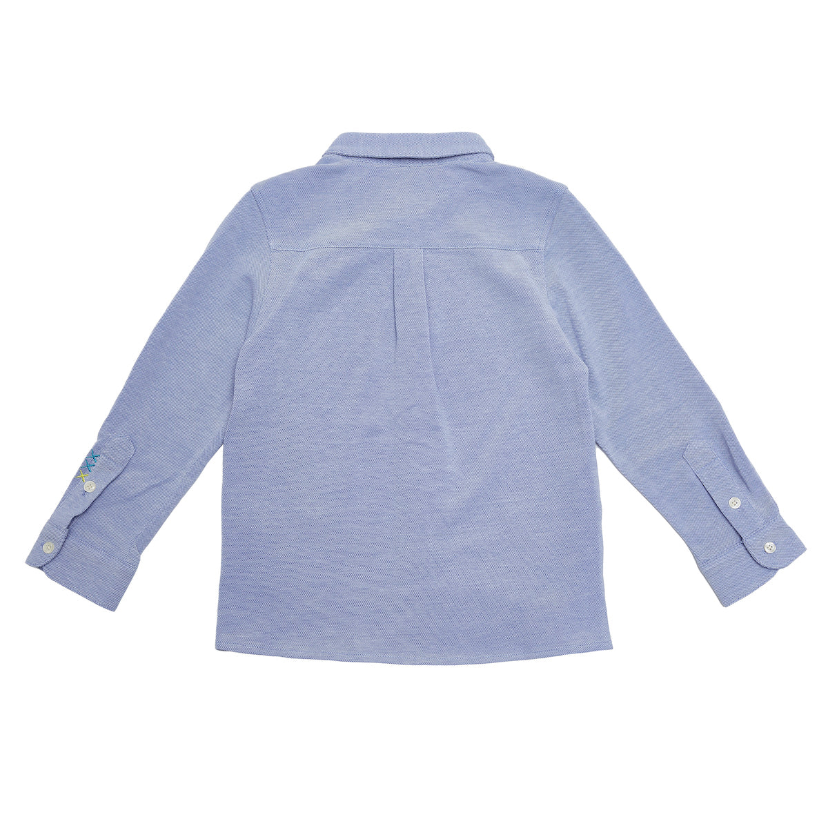 Scotch &amp; Soda Boys Pique Shirt - Blue Bell