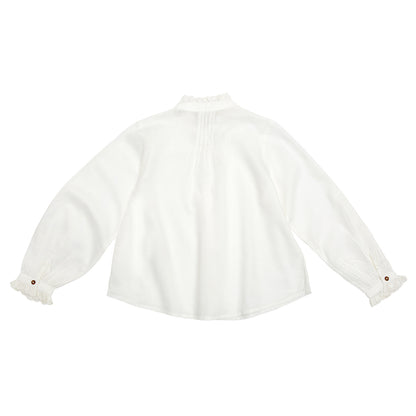 Scotch &amp; Soda Girls Long Sleeved Shirt - Off White