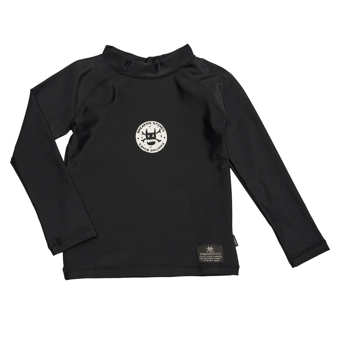 Munster Kids Long Sleeve Bones Rasheel  - Black