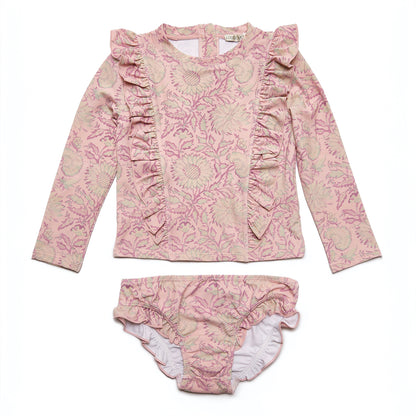 Louise Misha Bathing Set Yanika - Pink Daisy Garden