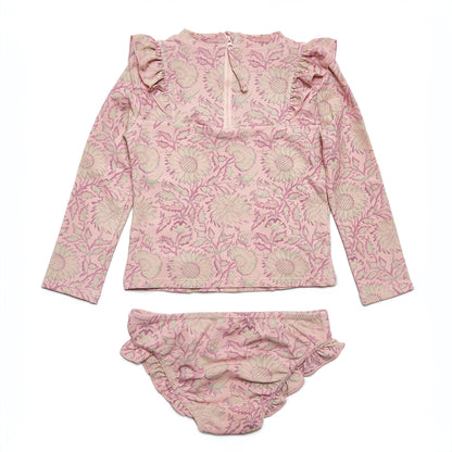 Louise Misha Bathing Set Yanika - Pink Daisy Garden