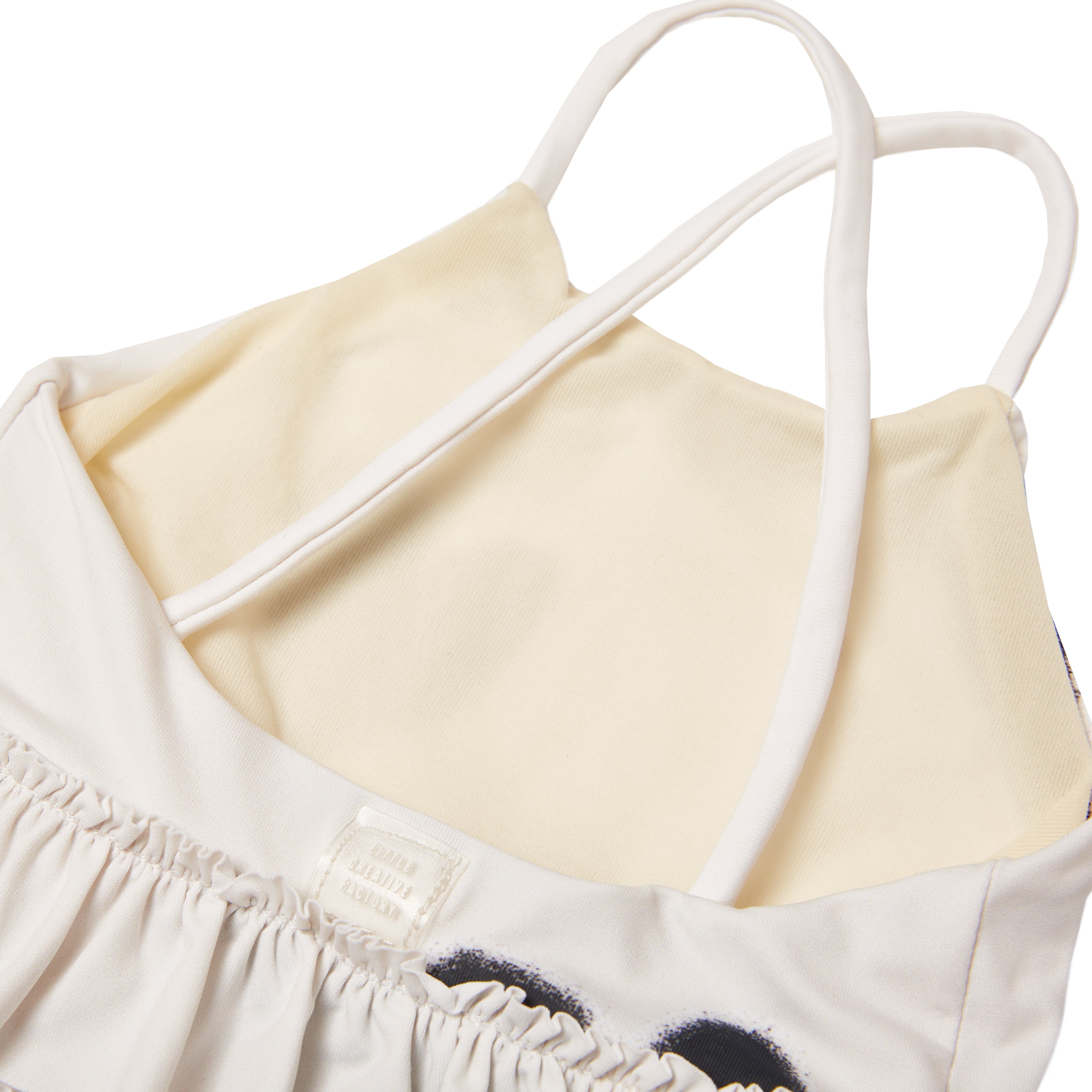 Little Creative Factory Baby Skinny Love Bathing Suit - Cream &amp; Black