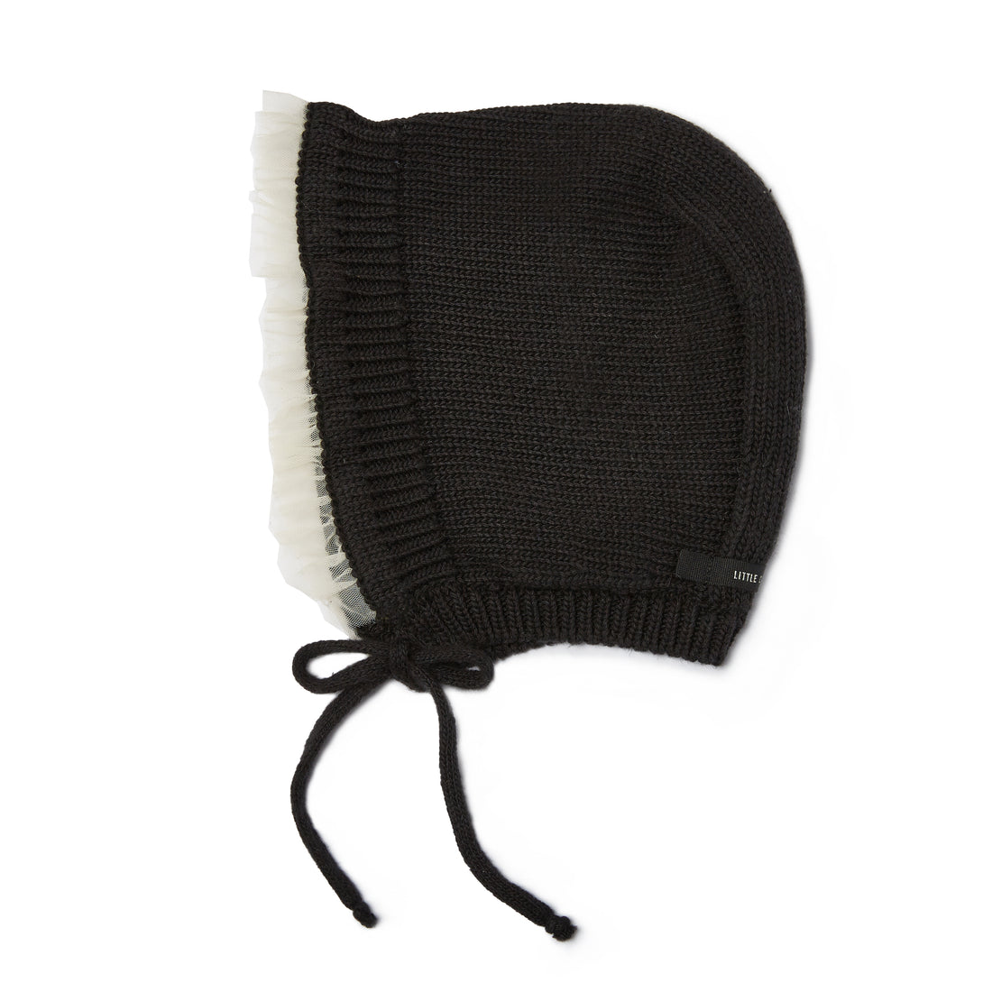 Little Creative Factory Baby Wednesday Knit Bonnet - Black