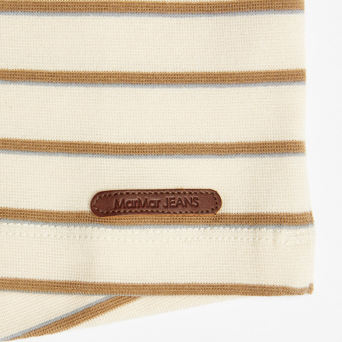 MarMar Copenhagen Tajco Long Sleeve Tee - Tan Stripe