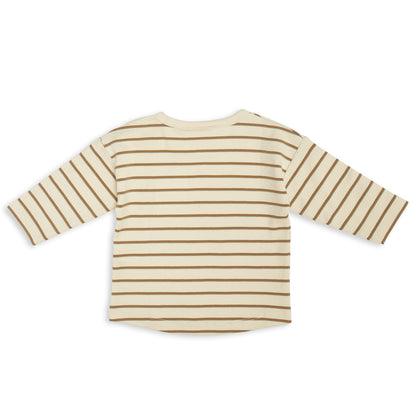 MarMar Copenhagen Tajco Long Sleeve Tee - Tan Stripe