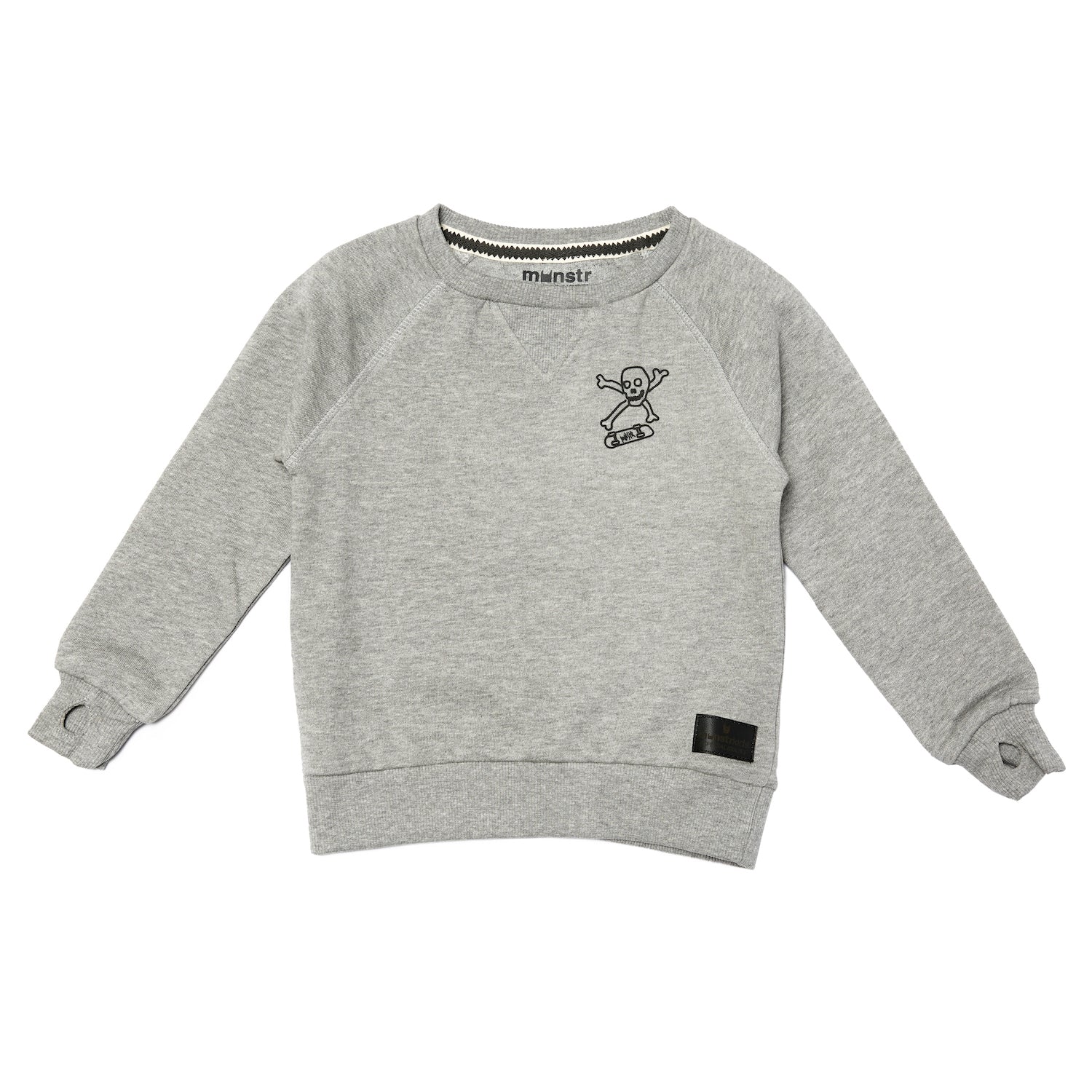 Munster Kids 3strike Crew - Grey Marle