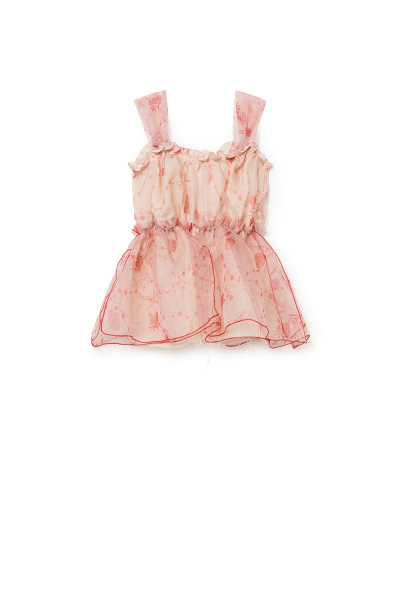 The Little Creative Factory Fairytale Sun Top - Nude & Red