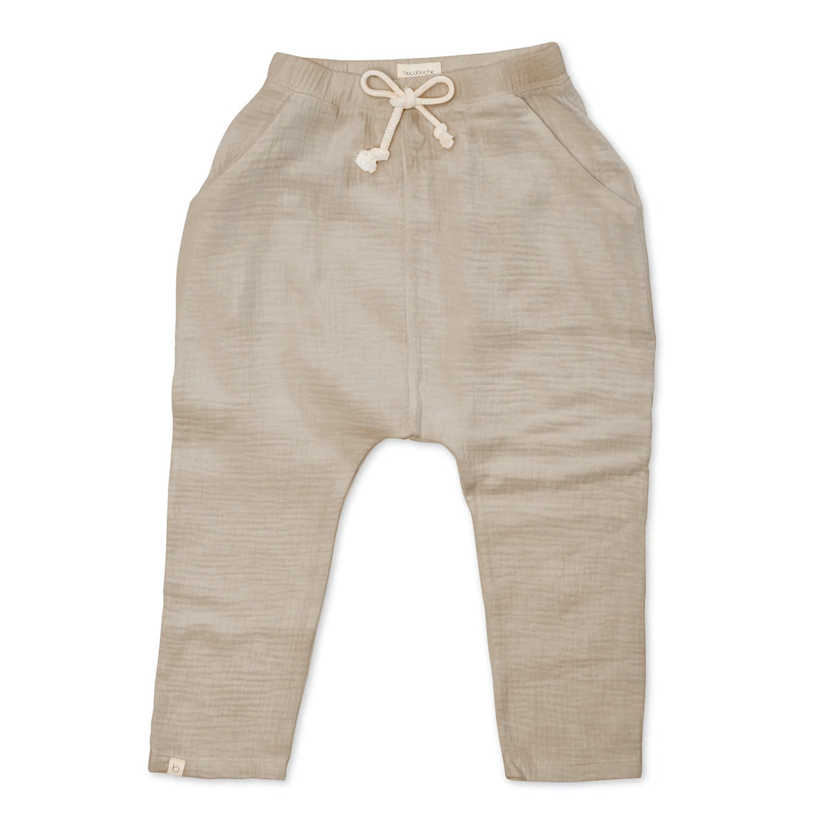 Bacabuche Gauze Slouchy Pant - Fawn