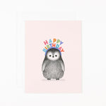 Dear Hancock Birthday Penguin Greeting Card