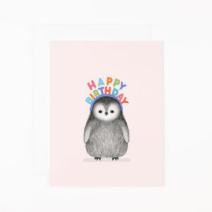 Dear Hancock Birthday Penguin Greeting Card