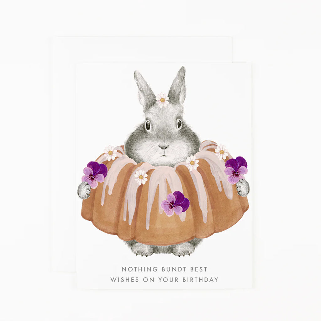 Dear Hancock Nothing Bundt Best Wishes Greeting Card