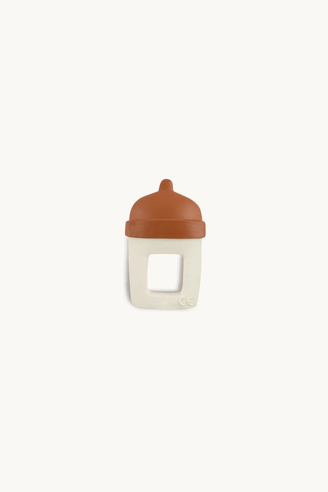 We Are Gommu Ring Bottle Teether - White