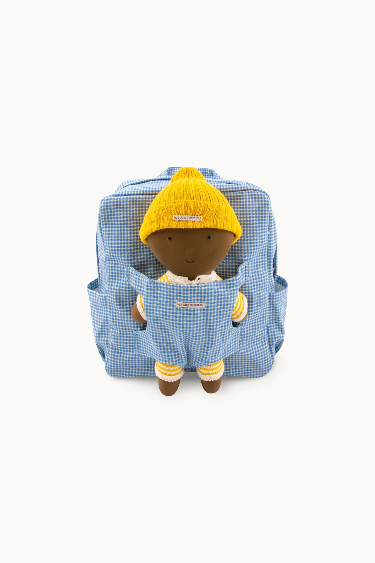 We Are Gommu Vichy Doll Backpack - Blue