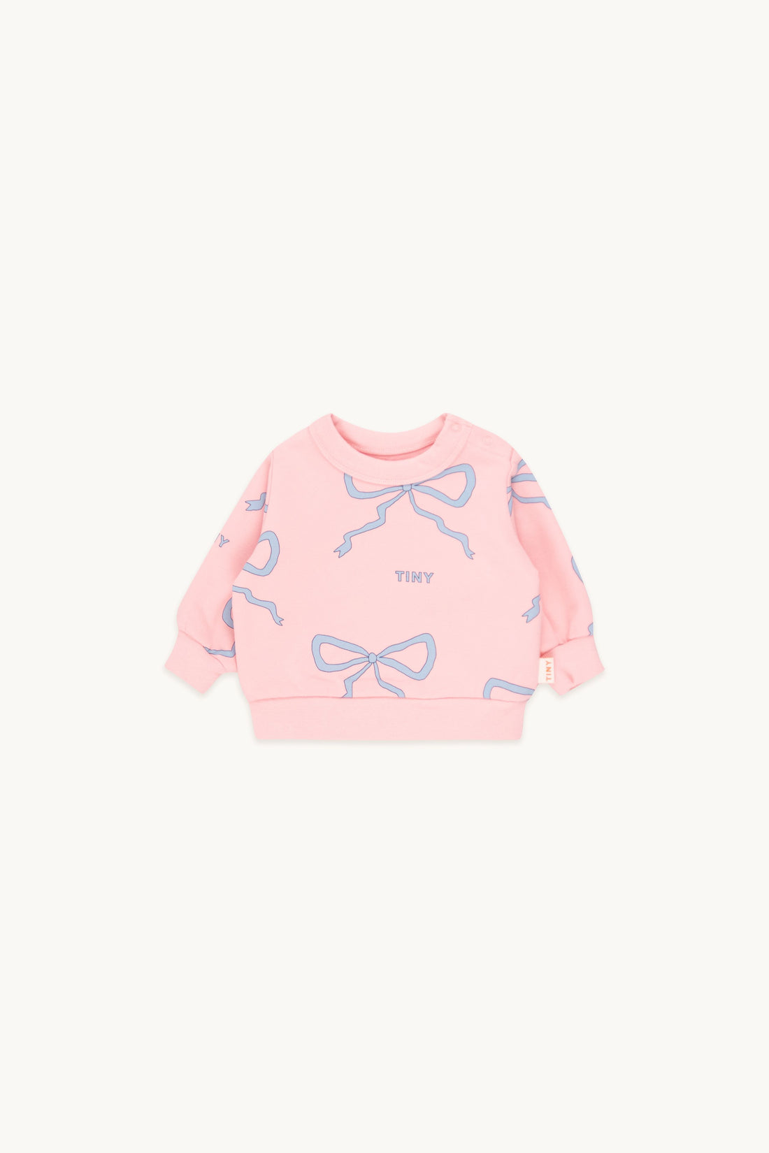 Tiny Cottons Bows Baby Sweatshirt - Peach