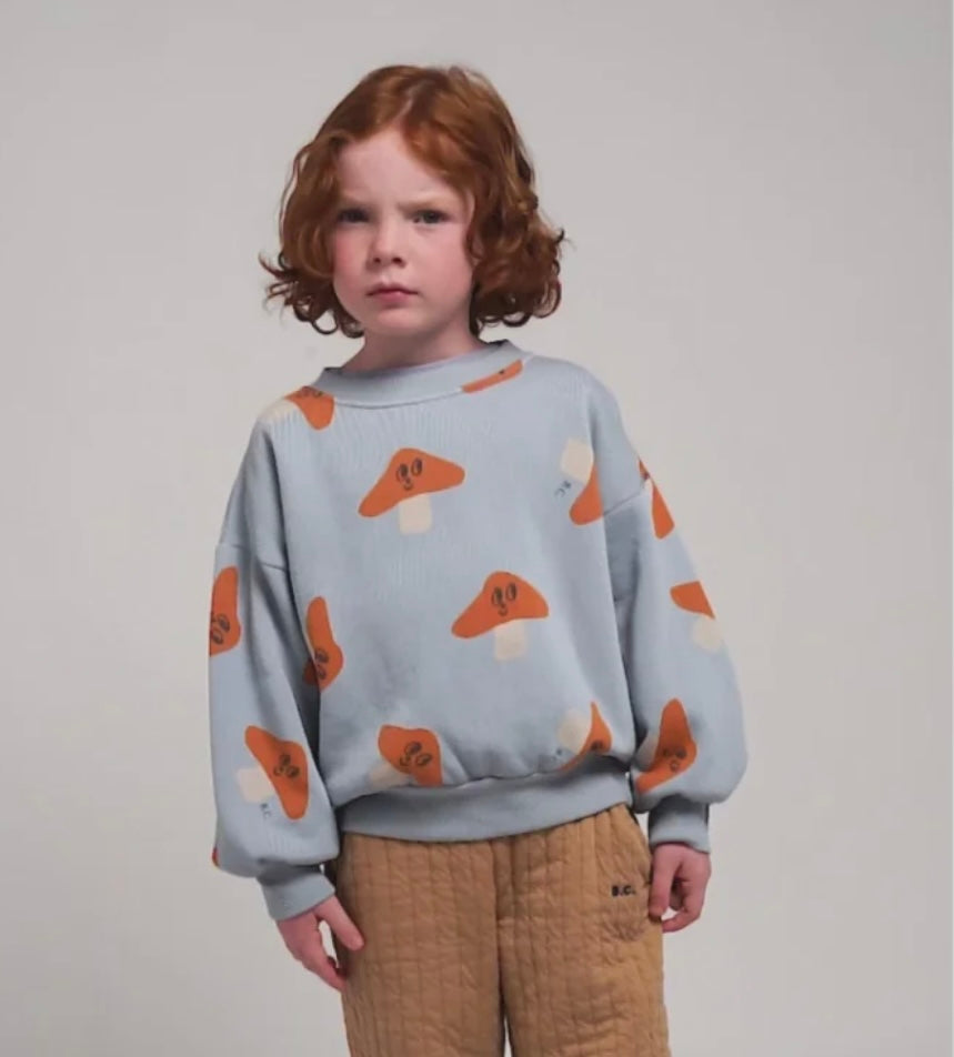 Bobo Choses Mr. Mushroom All Over Sweatshirt – Dreams of Cuteness