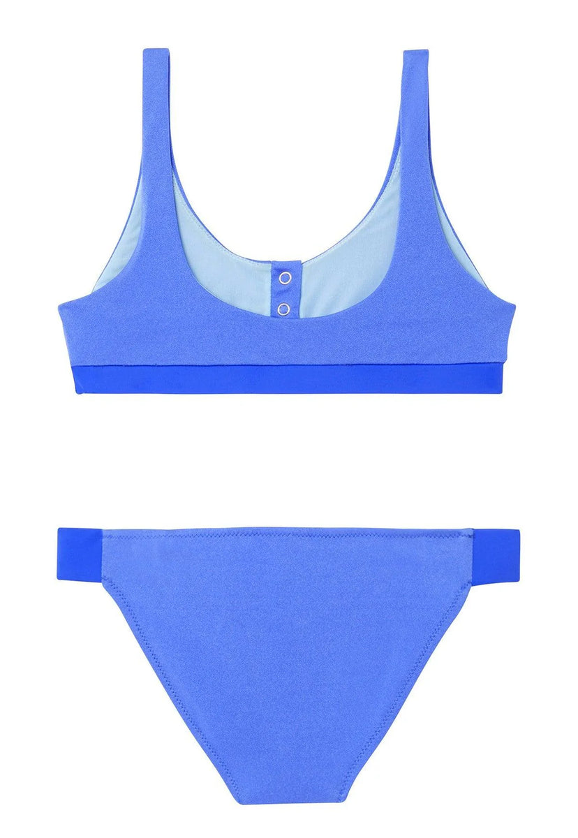 Lison Acapulco Two Pieces Swimsuit - Azur Blue – Dreams of Cuteness