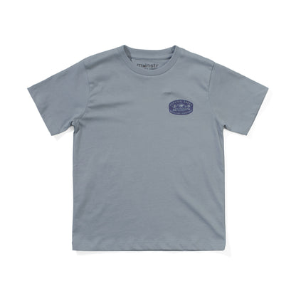 Munster Kids Palmlife Short Sleeve Tee - Mid Blue