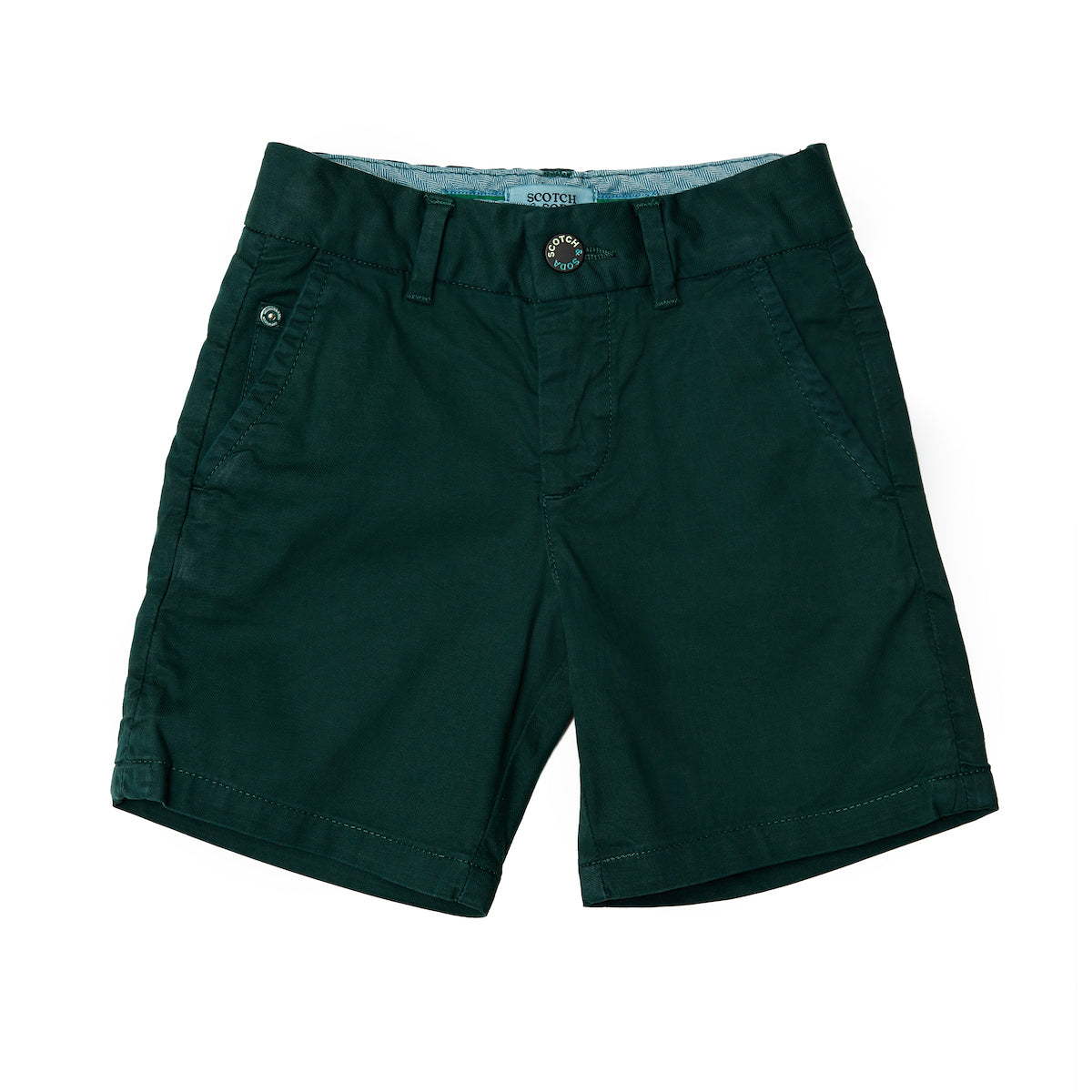 Scotch &amp; Soda Boys Chino Shorts - Bot Green