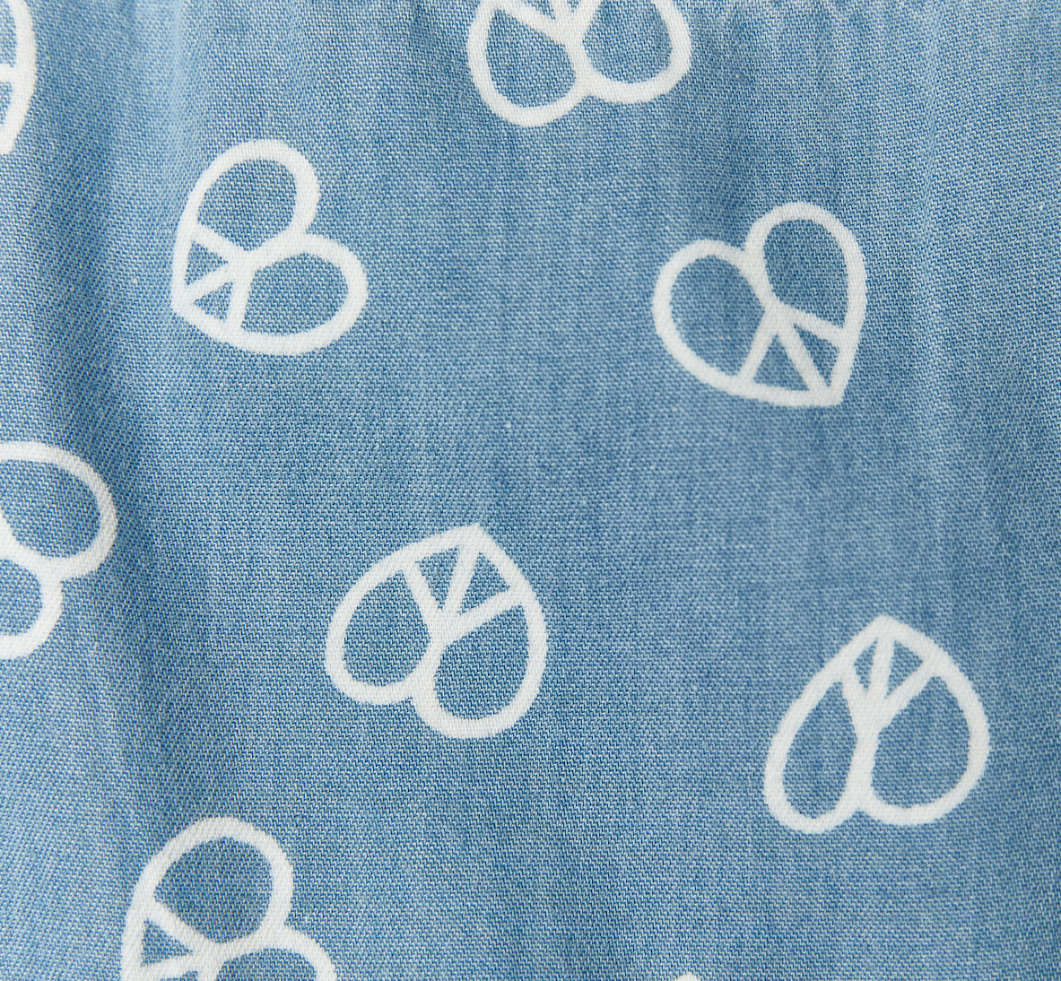 Molo Channi Dress - Love Peace Blue