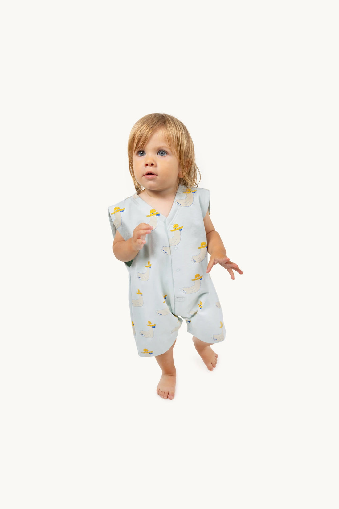 Tiny Cottons Ducks Jumpsuit - Pale Mint