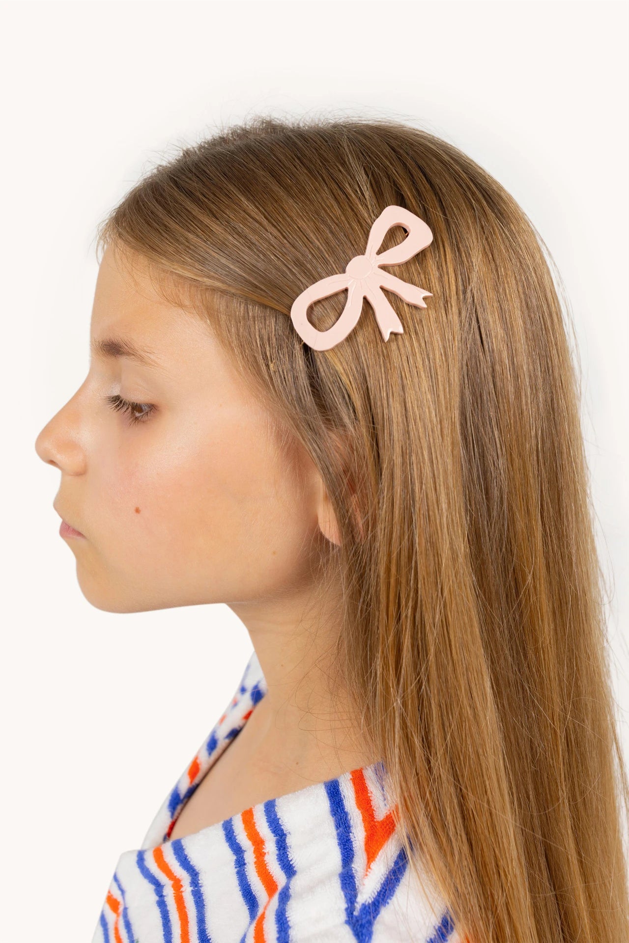 Tiny Cottons Bow Big Clip - Pastel Pink