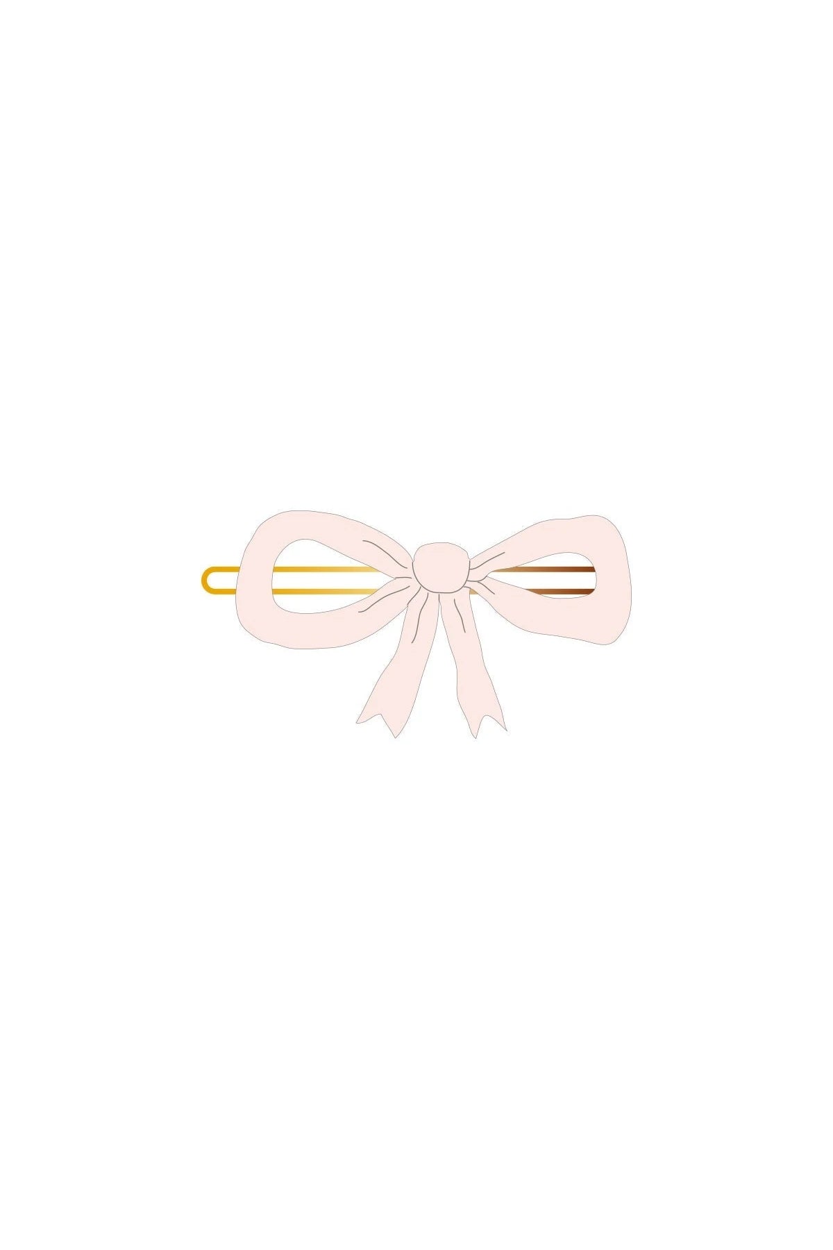 Tiny Cottons Bow Big Clip - Pastel Pink