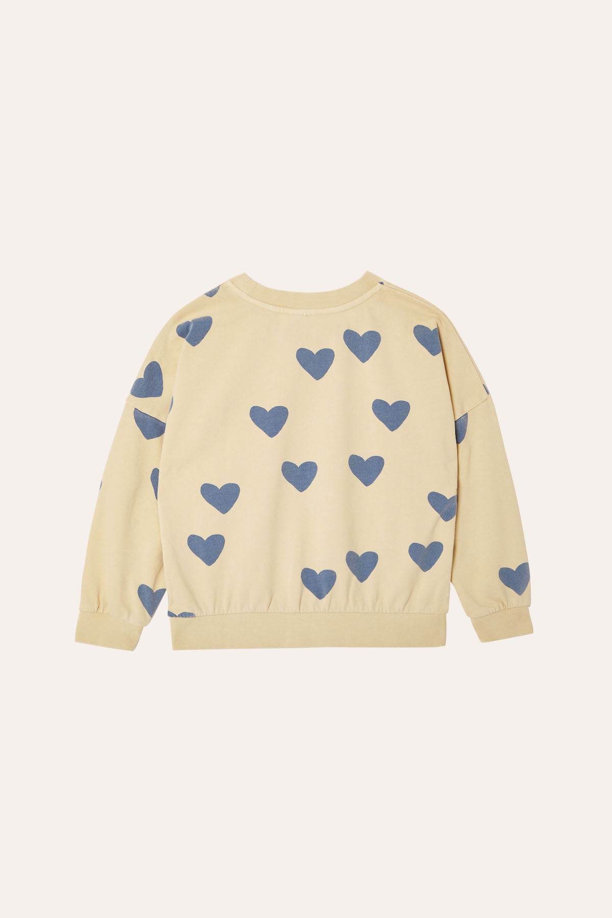 The Campamento Hearts Oversized Kids Sweatshirt - Cream