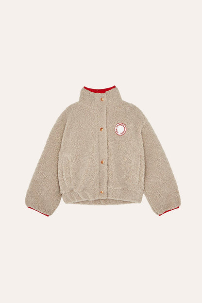 The Campamento Teddy Kids Jacket - Red Trim