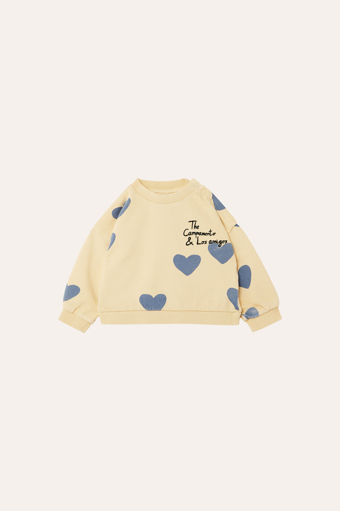 The Campamento Hearts Baby Crew Sweater