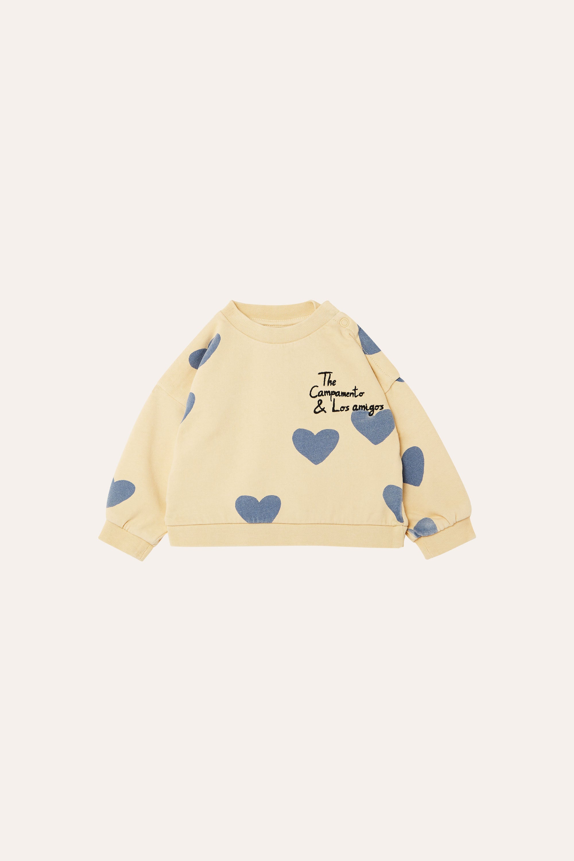 The Campamento Hearts Baby Crew Sweater