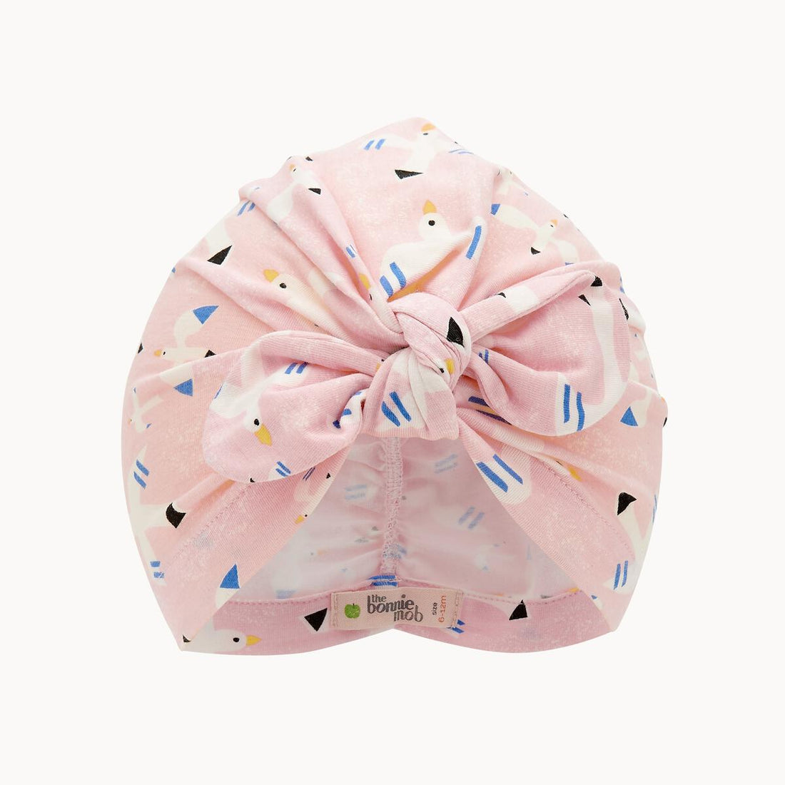 Bonnie Mob Plunge Turban Baby Hat - Free Bird