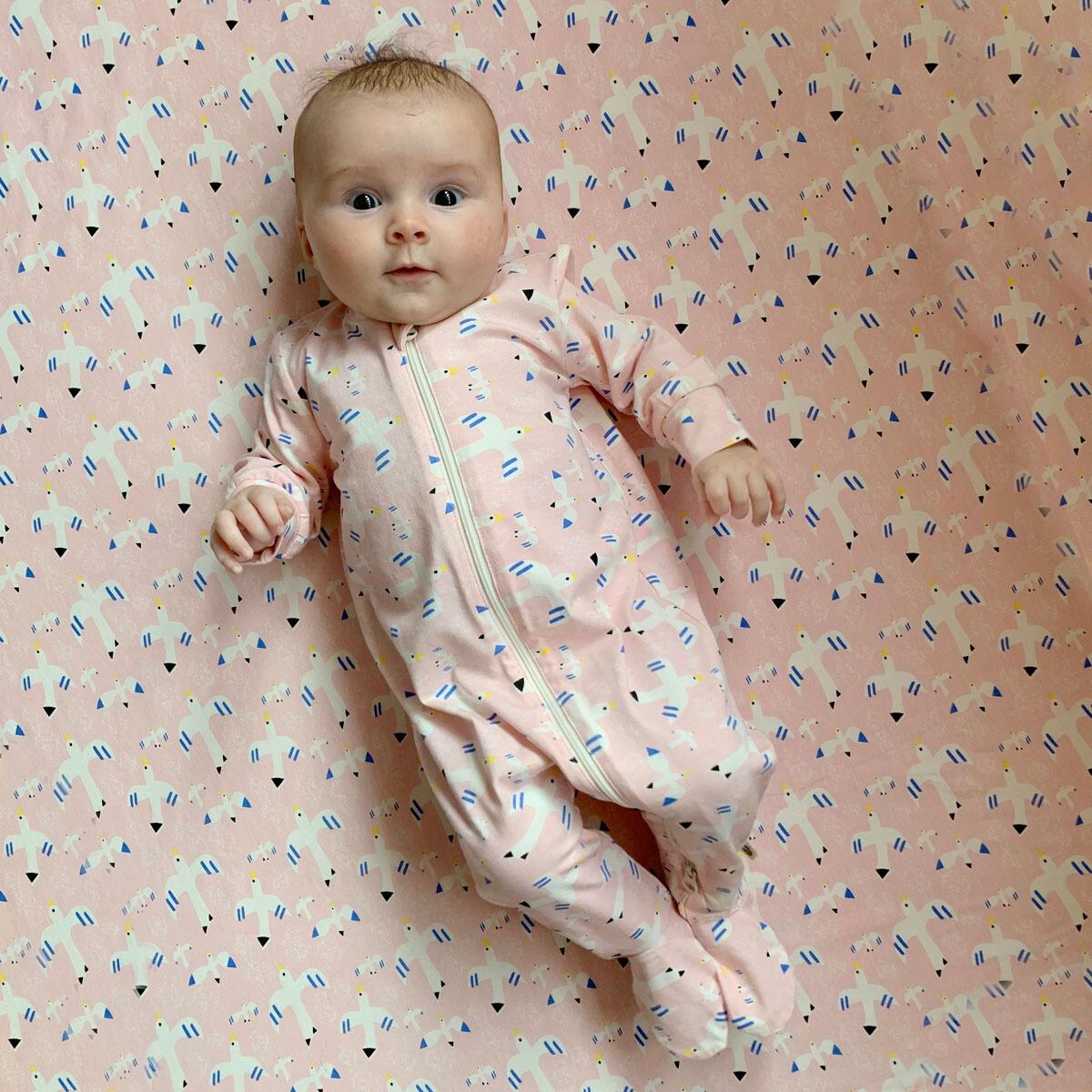 Bonnie Mob Relax Zip Front Sleepsuit - Free Bird