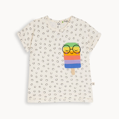 The Bonnie Mob Kids Applique T-Shirt - Lolly