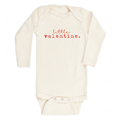 Tenth & Pine Long Sleeve Bodysuit - Little Valentine/Red