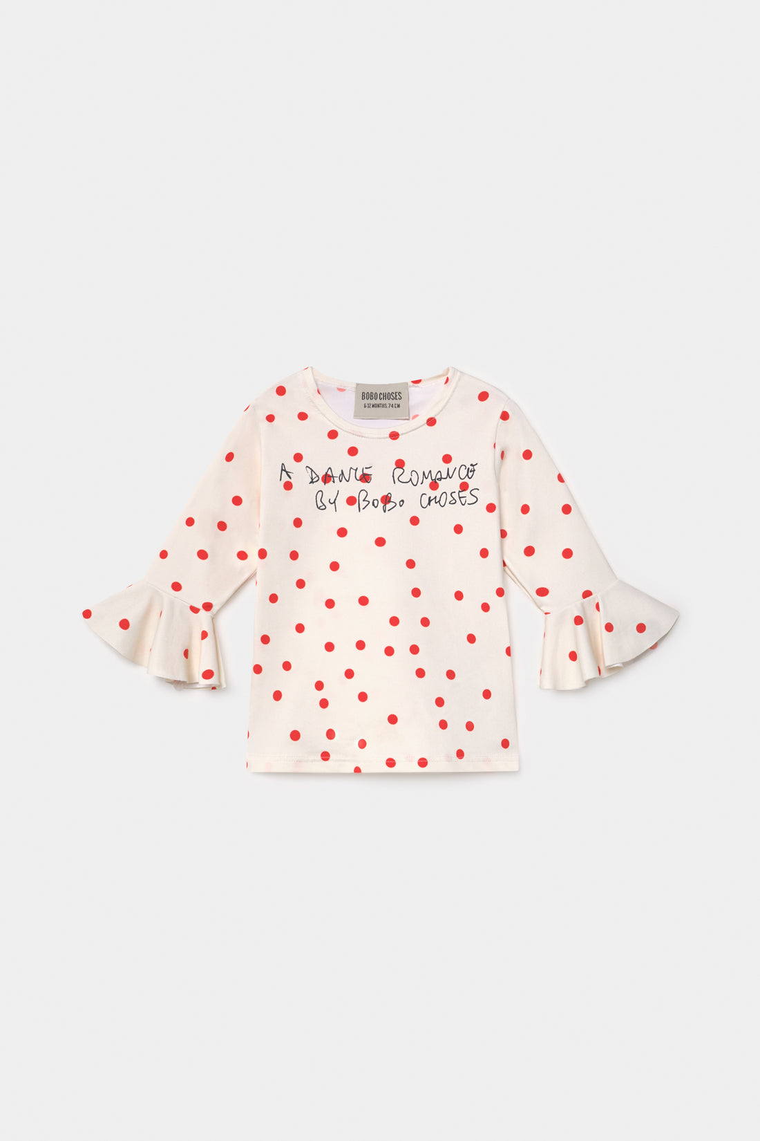 Bobo Choses Dots Ruffle Swim Top